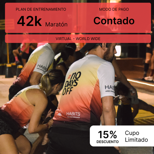 VIRTUAL / Contado: Plan de Entrenamiento Maratón 2025