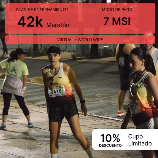 VIRTUAL / 7 MSI: Plan de Entrenamiento Maratón 2025